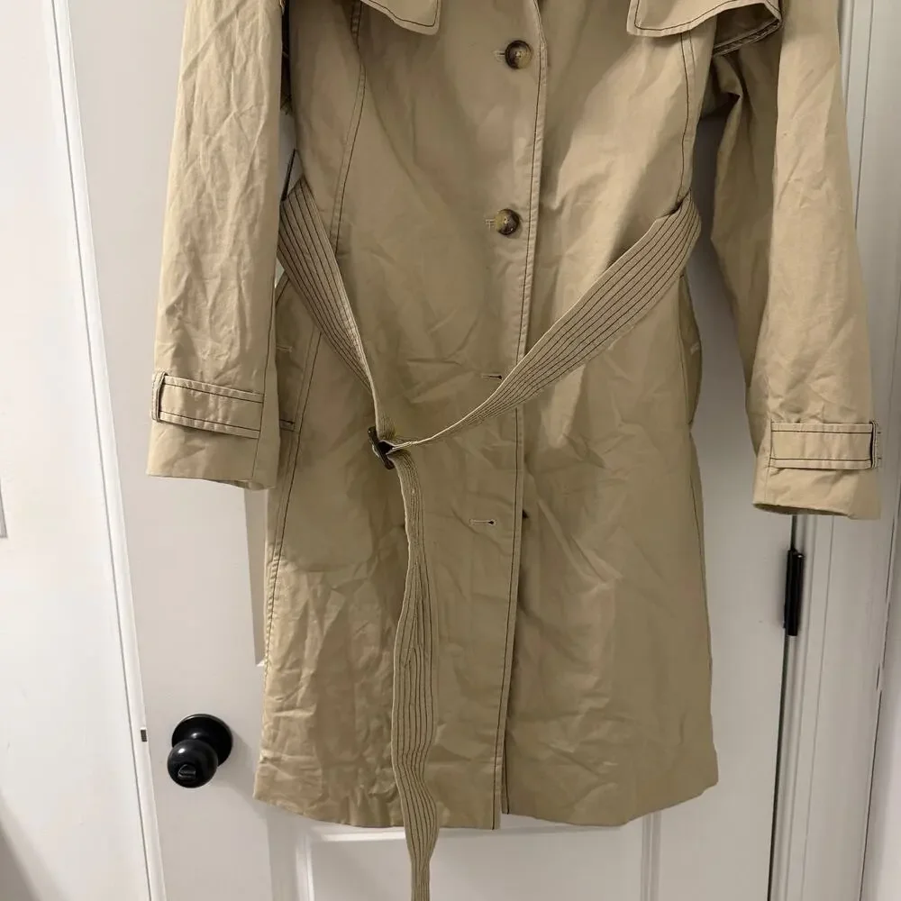 NWOT City Chic $198 Size 20 2X Trench Coat Belted